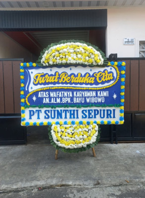 Papan Bunga Duka di Sobaham